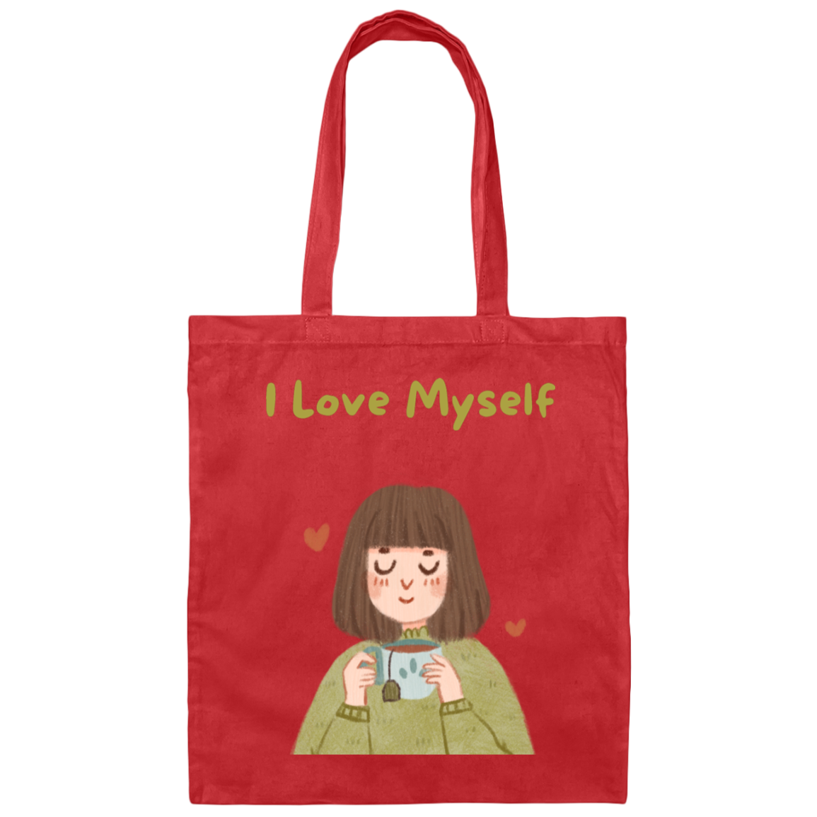 I Love Myself Canvas Tote Bag