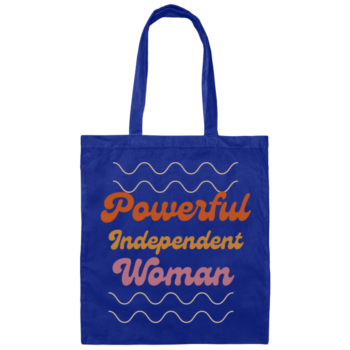 Powerful Independent Woman Canvas Tote Bag