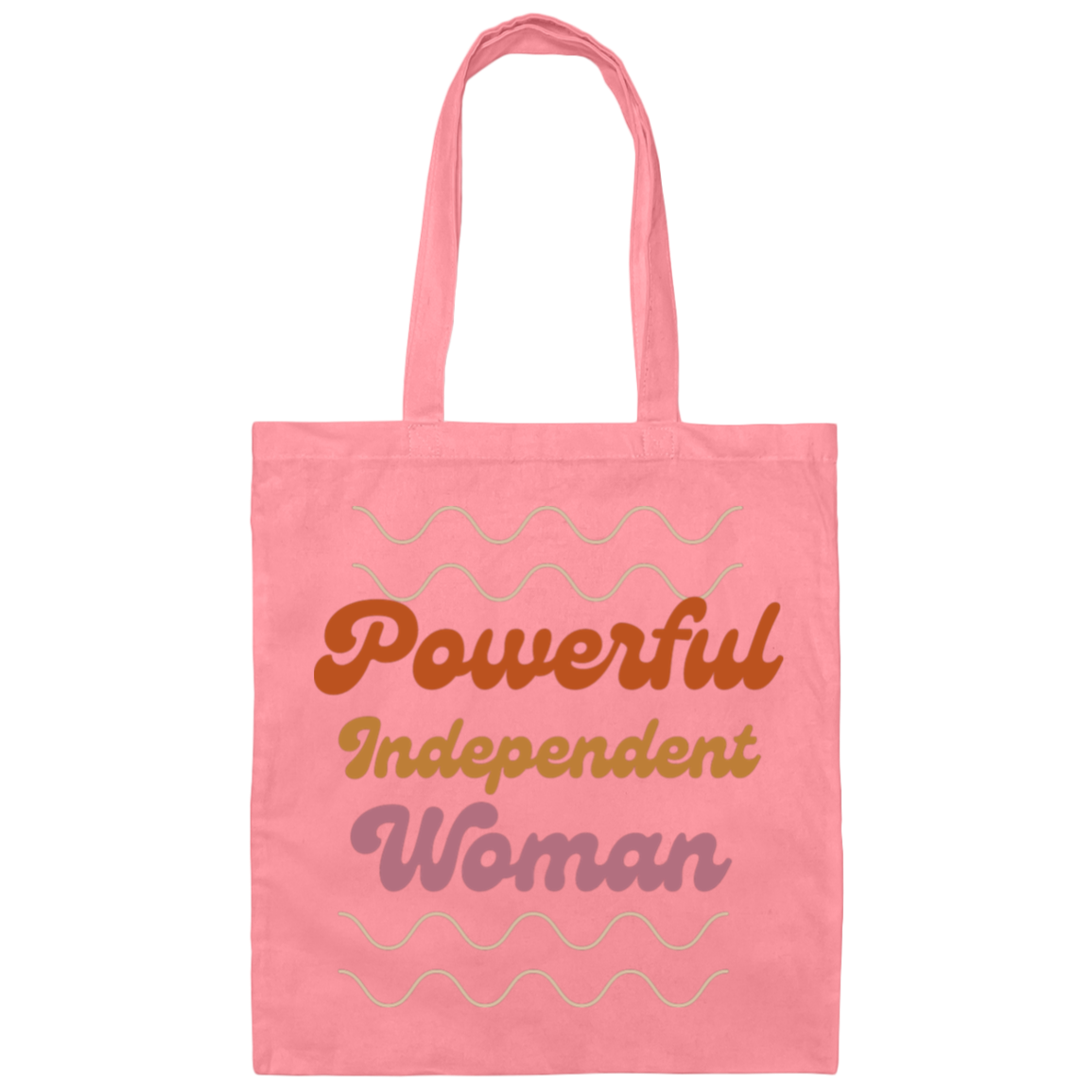 Powerful Independent Woman Canvas Tote Bag