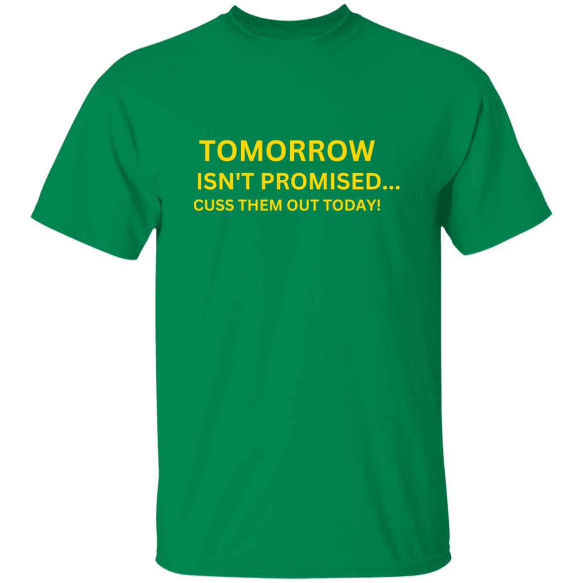 Tomorrow Isn't Promised T-Shirt, Funny Quote Shirts, Feminist Shirt, Novelty T-shirt, Sarcastic T-shirt