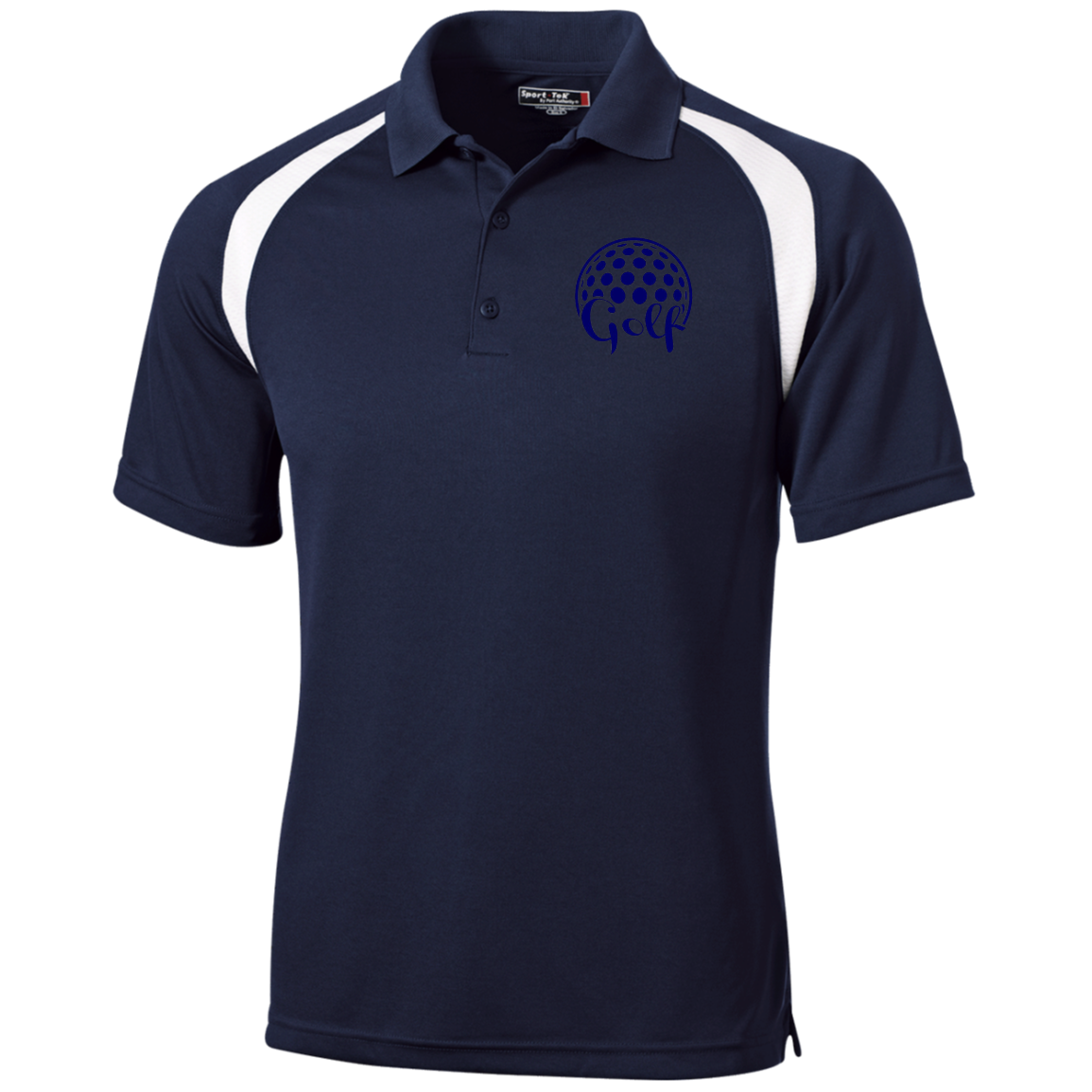 Golf Emblem Moisture-Wicking Tag-Free Golf Shirt