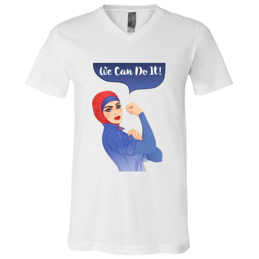 We Can Do It Unisex Jersey SS V-Neck T-Shirt