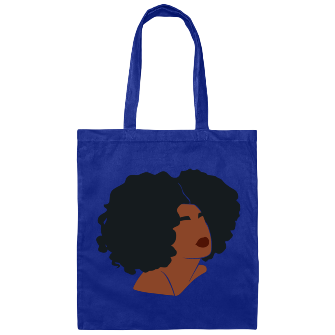 Black Woman Canvas Tote Bag