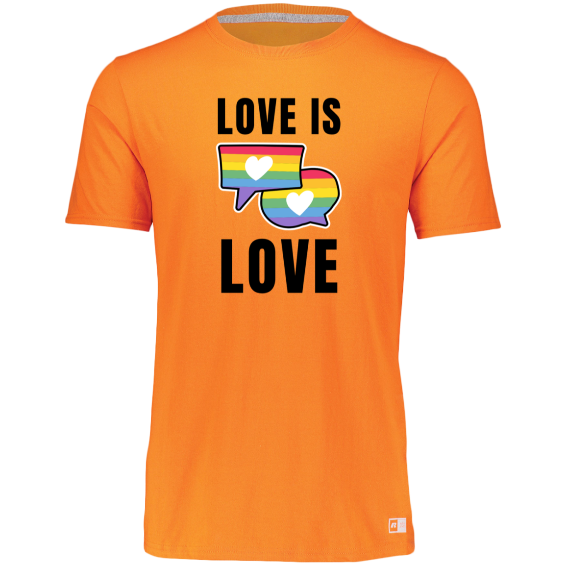 Women's Dri-Power Tee--Love is Love