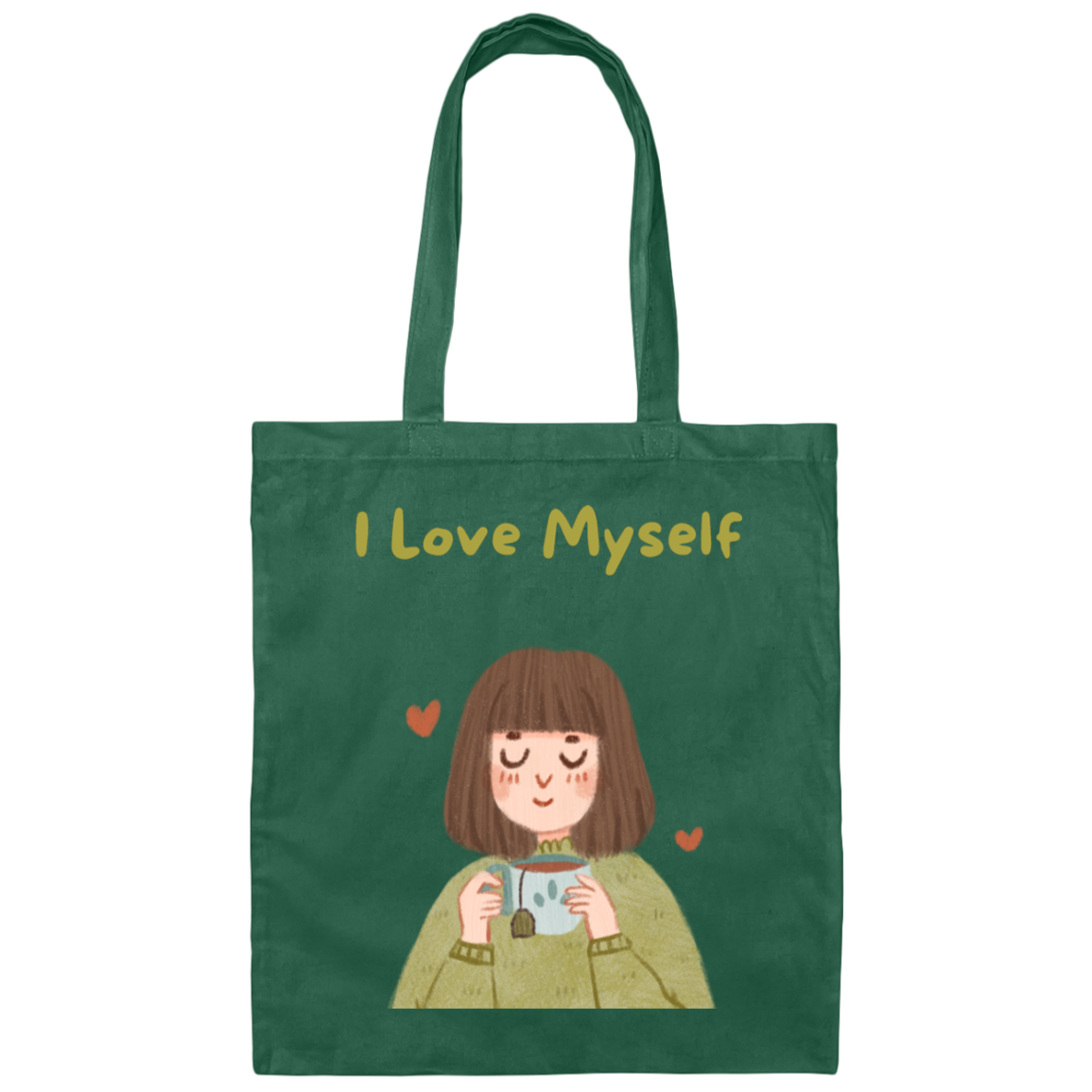 I Love Myself Canvas Tote Bag