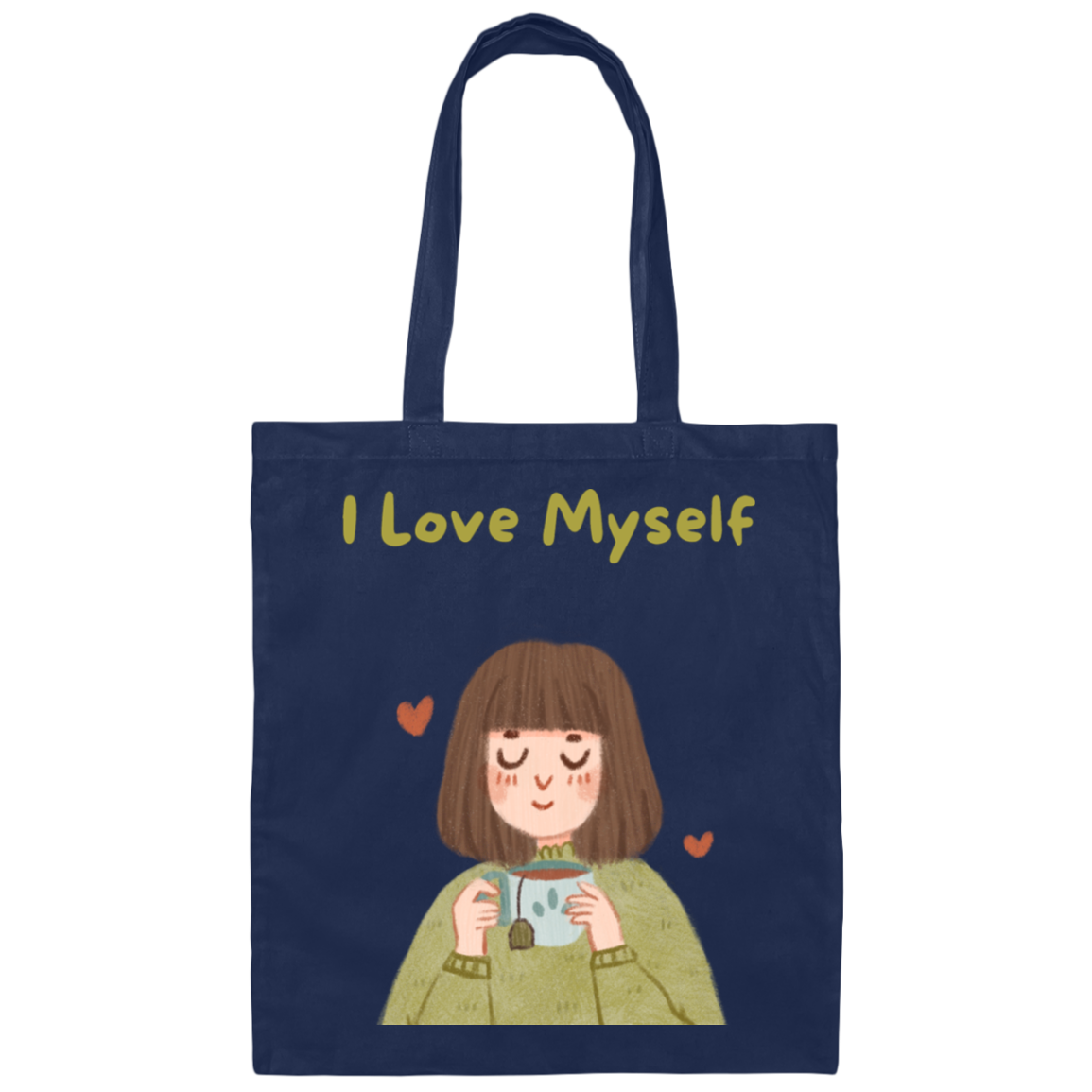 I Love Myself Canvas Tote Bag