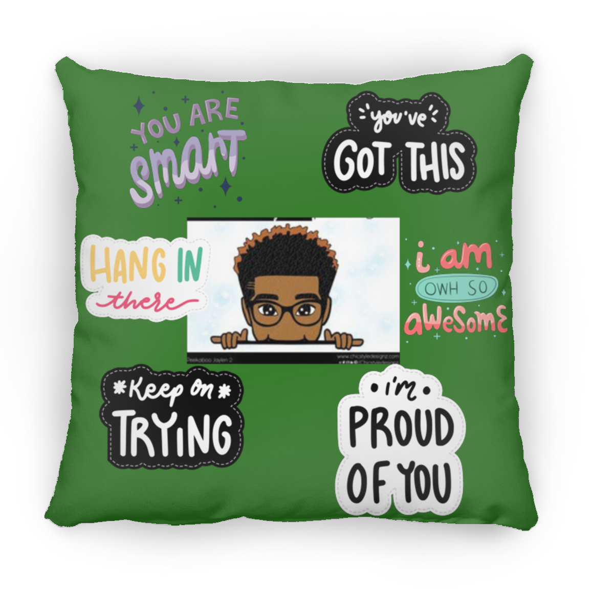 You Are Smart. You Got This. Large Square Pillow