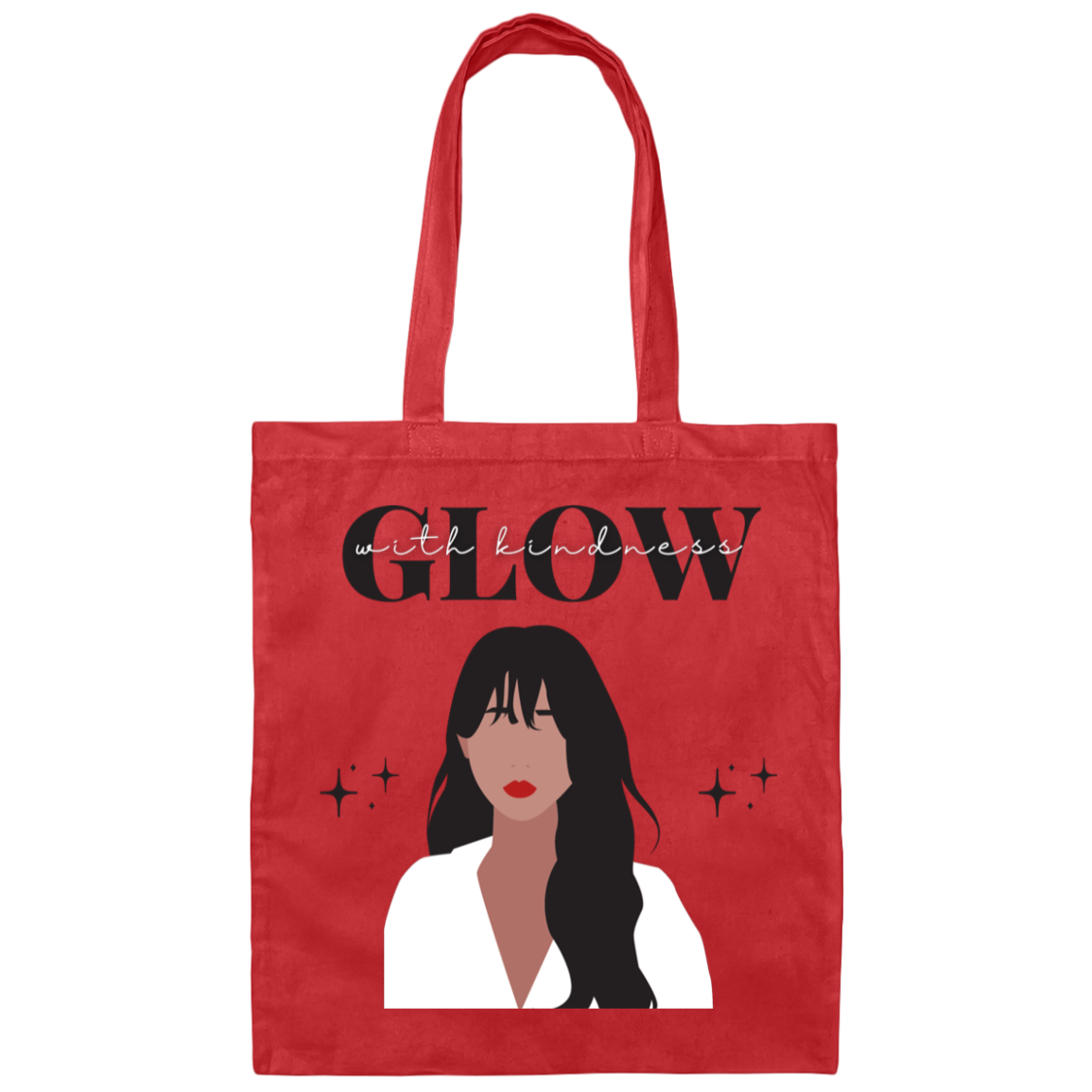 Glow With Kindness Canvas Tote Bag