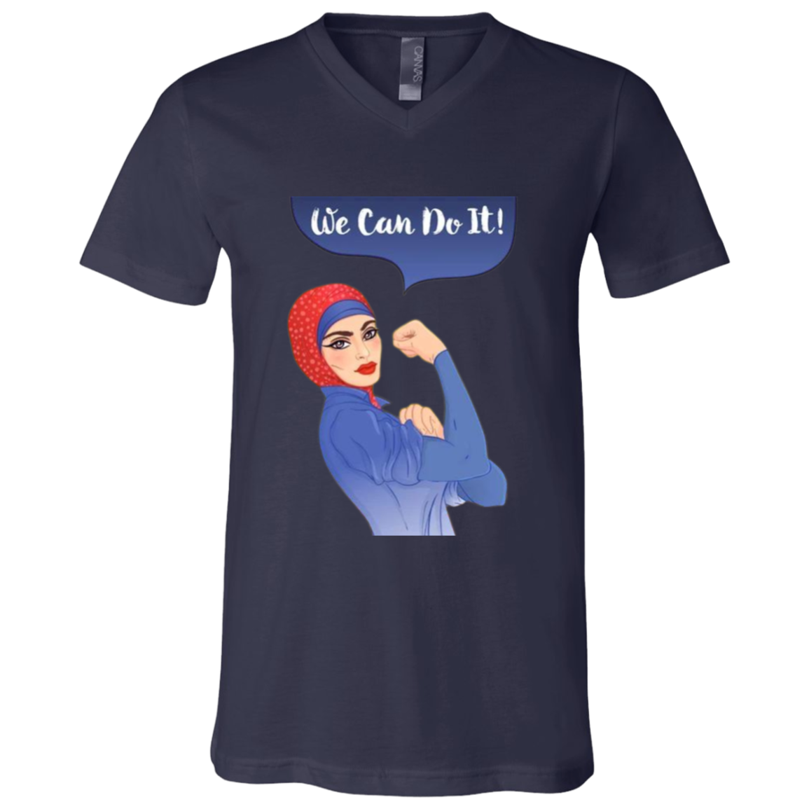 We Can Do It Unisex Jersey SS V-Neck T-Shirt