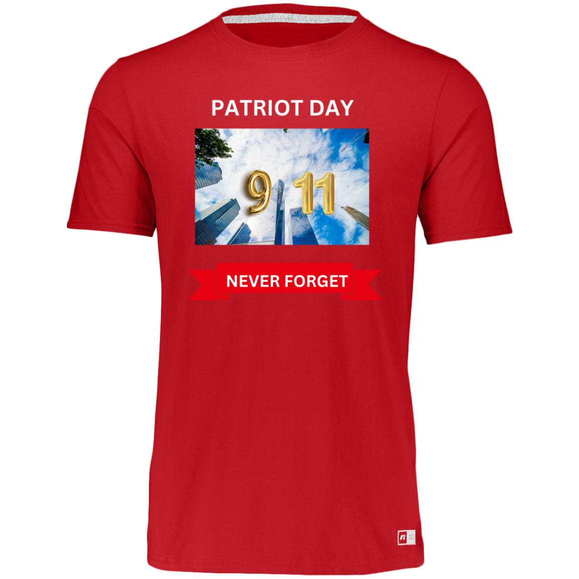 Unisex Dri-Power Tee--Patriot Day-Never Forget