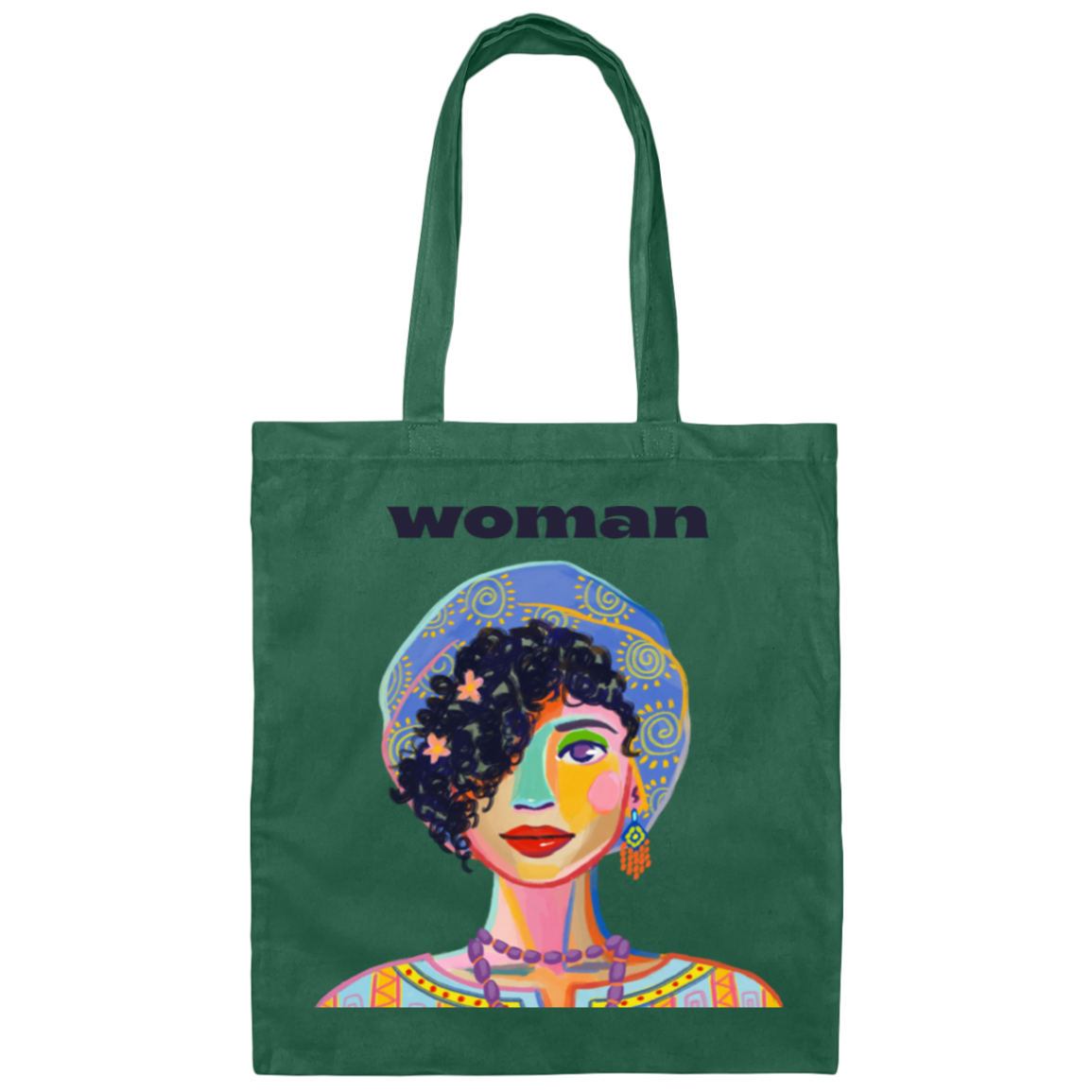 Woman Canvas Tote Bag