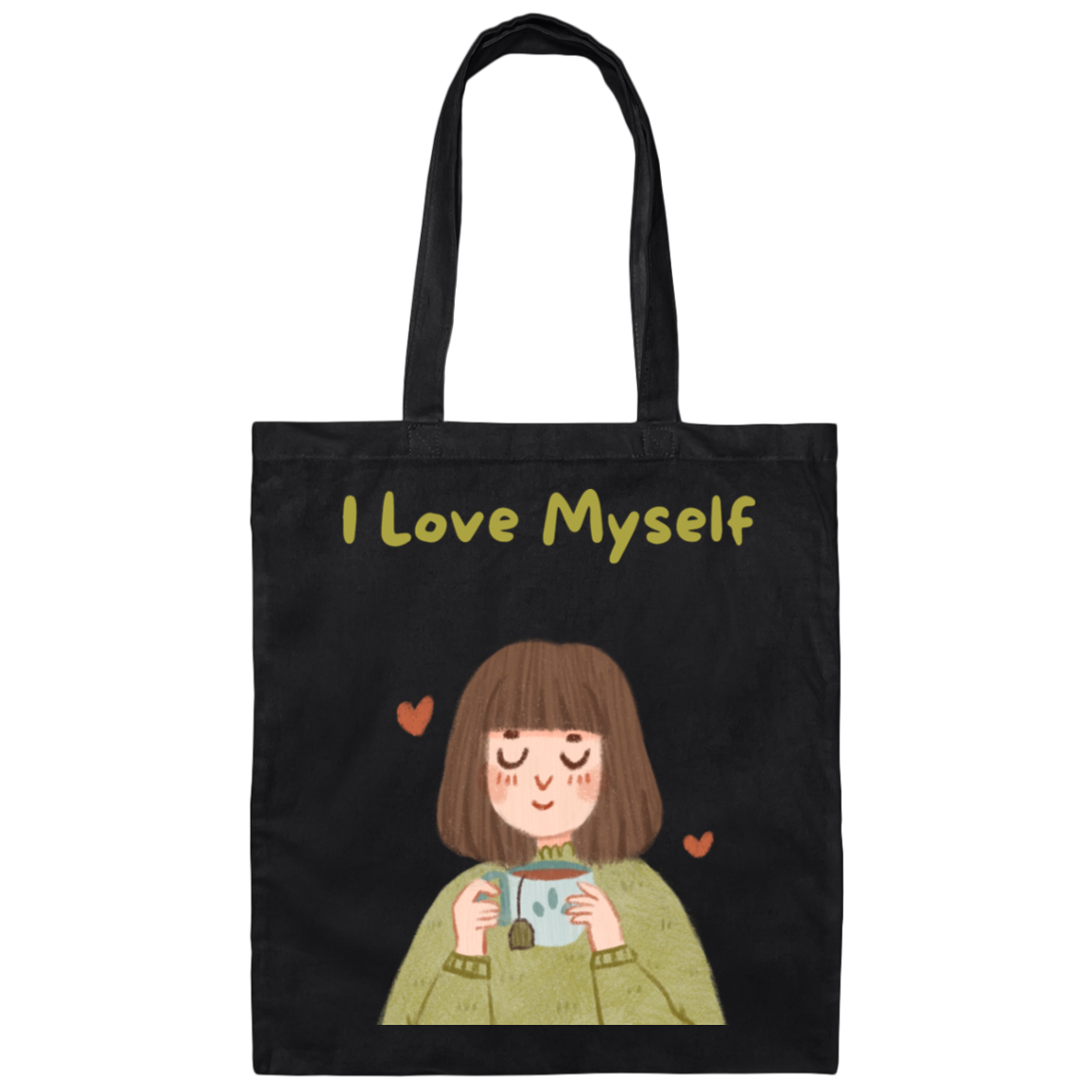 I Love Myself Canvas Tote Bag