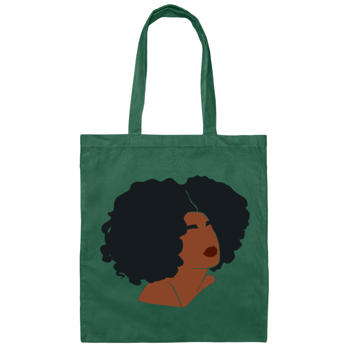 Black Woman Canvas Tote Bag