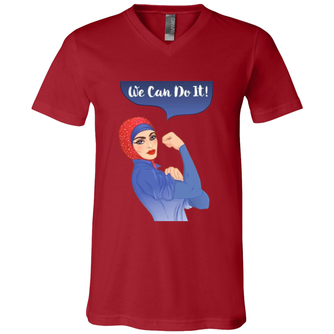 We Can Do It Unisex Jersey SS V-Neck T-Shirt