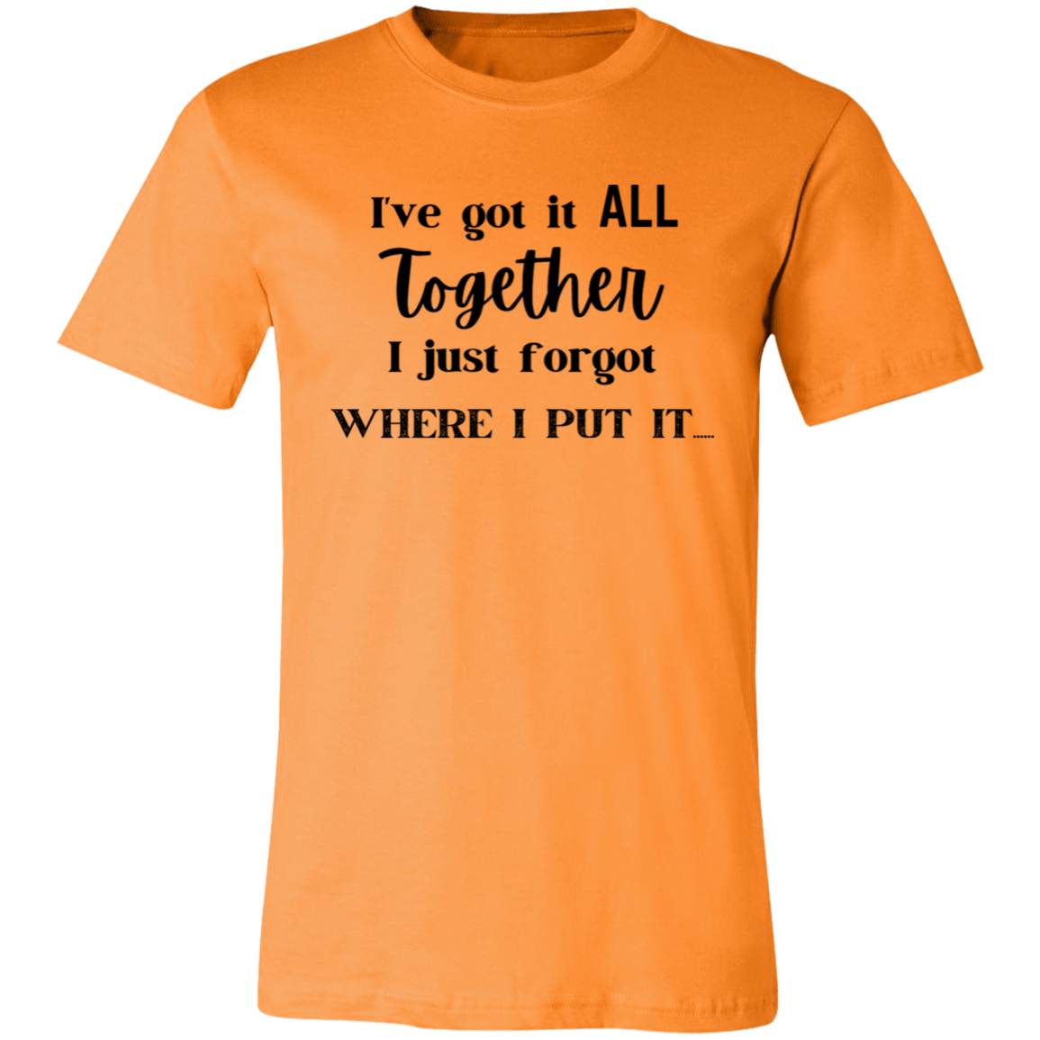 I Got It All Together Unisex Jersey Short-Sleeve T-Shirt