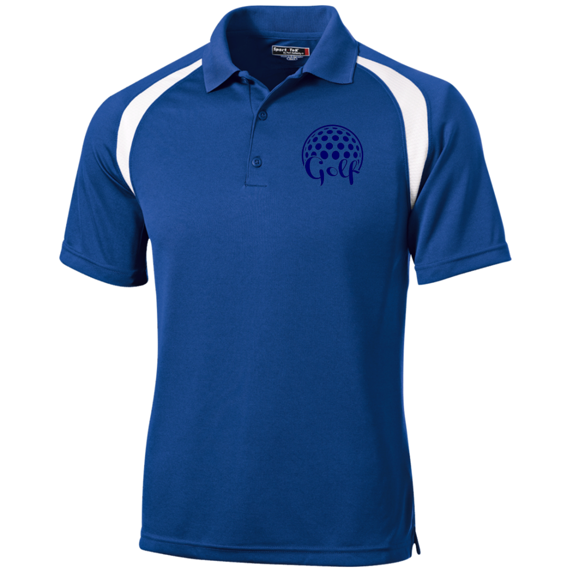 Golf Emblem Moisture-Wicking Tag-Free Golf Shirt