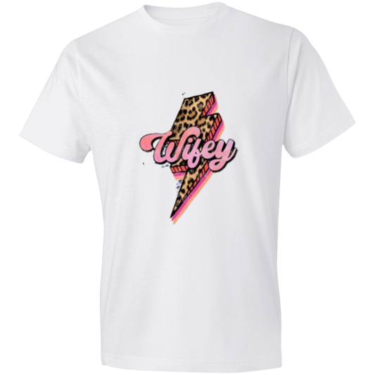 Wifey Unisex Lightweight T-Shirt 4.5 oz, Wifey Shirt, Wifey T-Shirt, Gift For Bride, Bride Shirt, Cute Wifey Shirt, Gift For Wife, Just Married Shirt, Wife, Hubs, Engagement Gift, Bridal Shower Gift