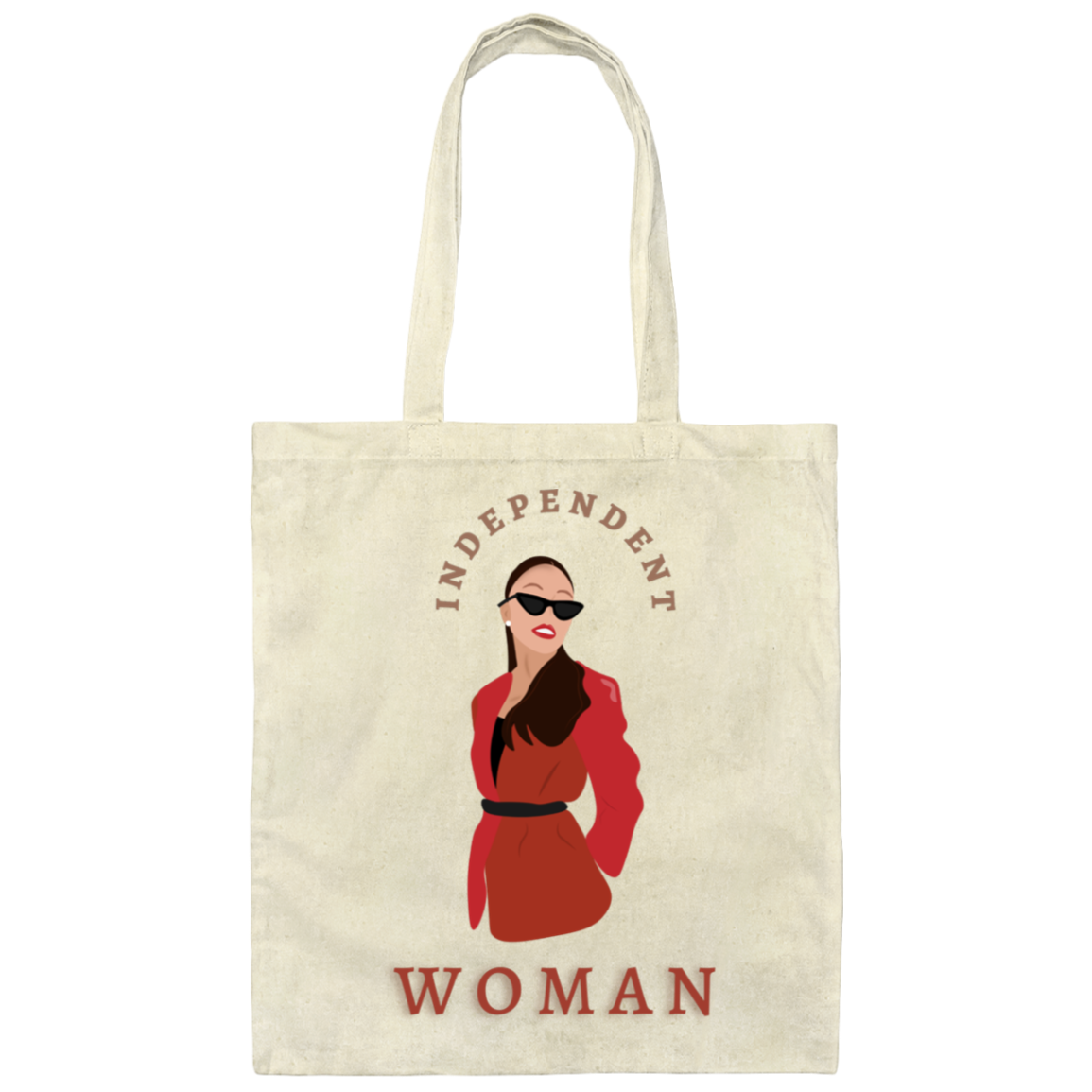 Independent Woman Canvas Tote Bag