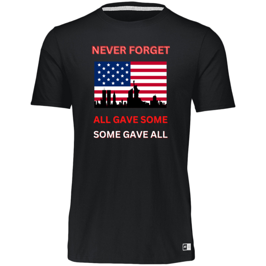 Unisex Dri-Power Tee--Never Forget All Gave Some