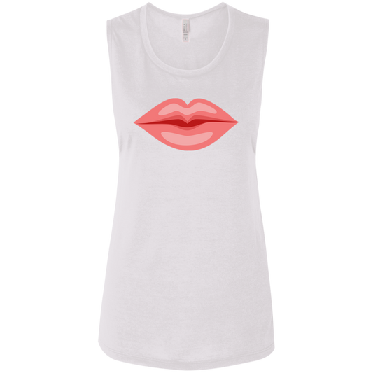 Luscious Lips Ladies' Flowy Muscle Tank