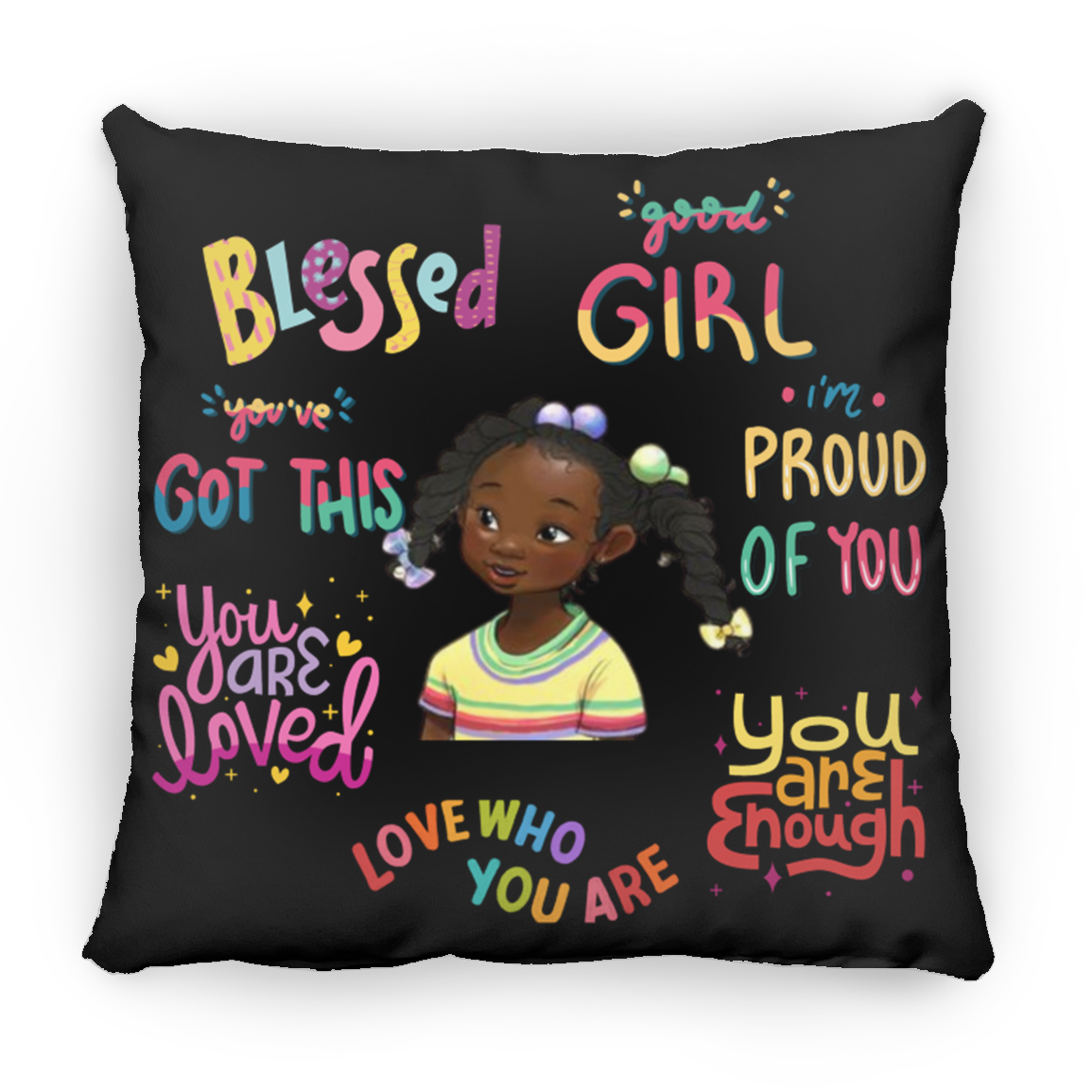 Blessed. Large Square Pillow