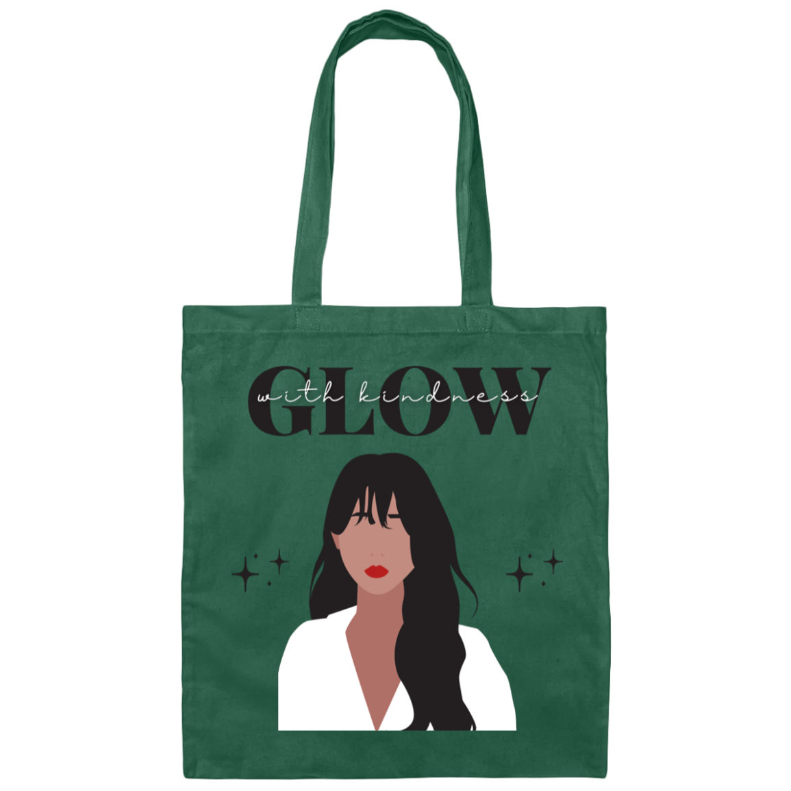 Glow With Kindness Canvas Tote Bag