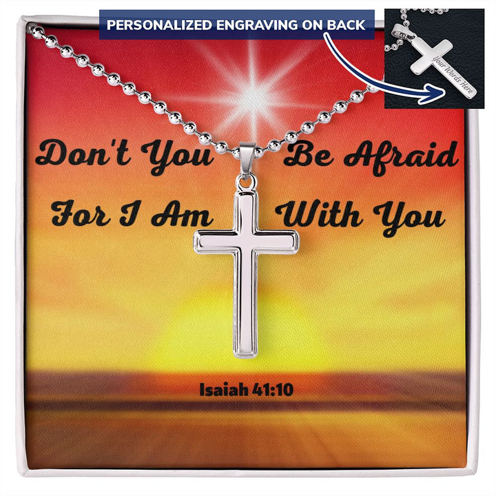 Personalized Cross Necklace, Cross Pendant, Holy Confirmation, Gift from Godparent, Gift from Parents, Confirmation Necklace, Gift for Him, Gift for Her, Baptism Gift, First Communion, Faith, Christening, Confirmation, Cross Necklace