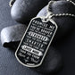 Promise Me .... From Mom and Dad--Dog Tag
