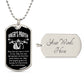 Biker's Prayer Dog Tag