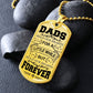 Dads Hold Our Hearts Dog Tag