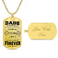 Dads Hold Our Hearts Dog Tag