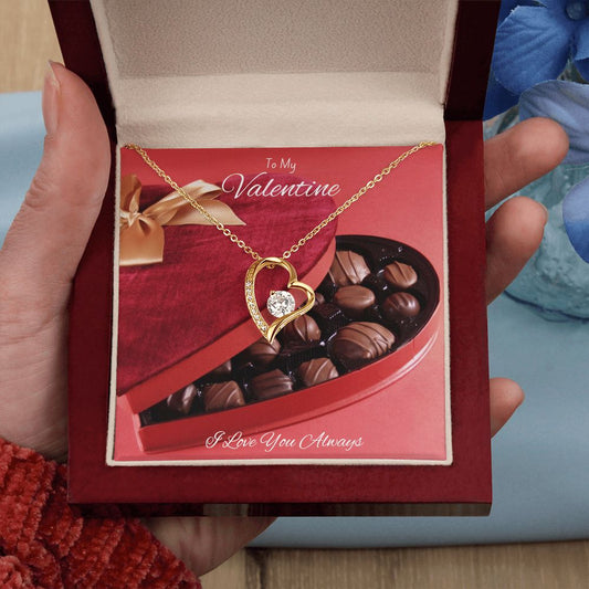 Forever Love Necklace -- To My Valentine, I Love You Always