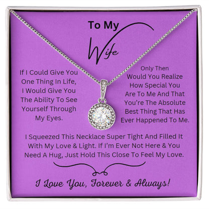 Eternal Hope Necklace, Wife Gift, Mother's Day Gift, Wife Necklace, Mother's Day Gift From Husband, Mother’s Day Gift From Spouse, Wife Birthday Gift, Just Because Gift to Wife, Birthday Gift, Anniversary Gift