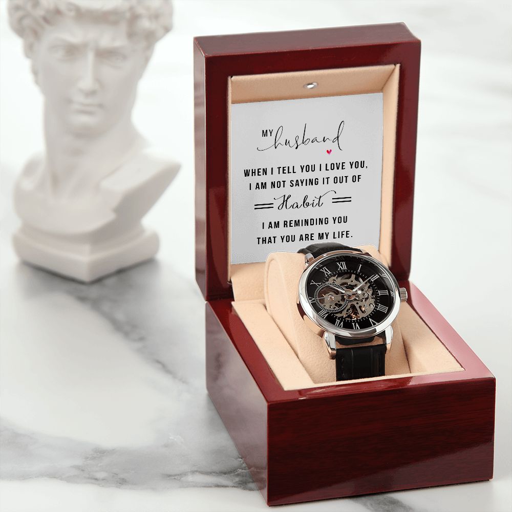 Men's Openwork Watch + MC
