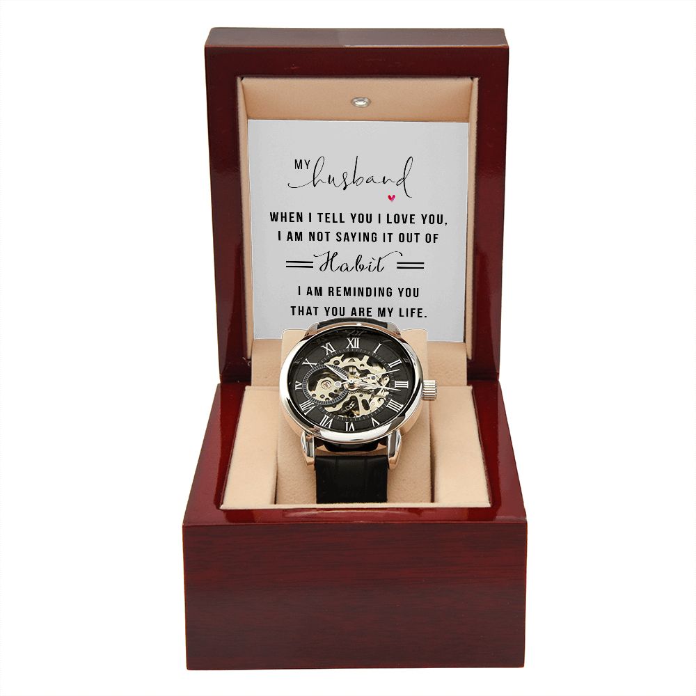 Men's Openwork Watch + MC