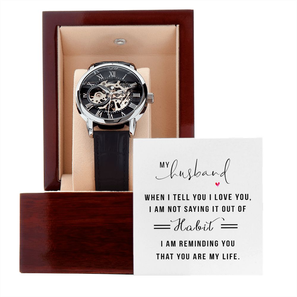Men's Openwork Watch + MC