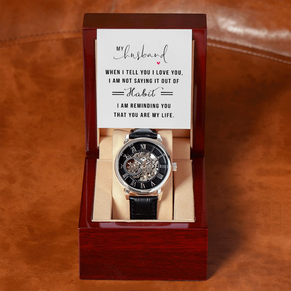 Men's Openwork Watch + MC