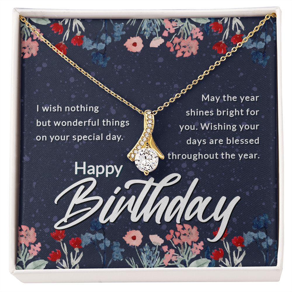 Alluring Beauty necklace (Yellow & White Gold Variants)