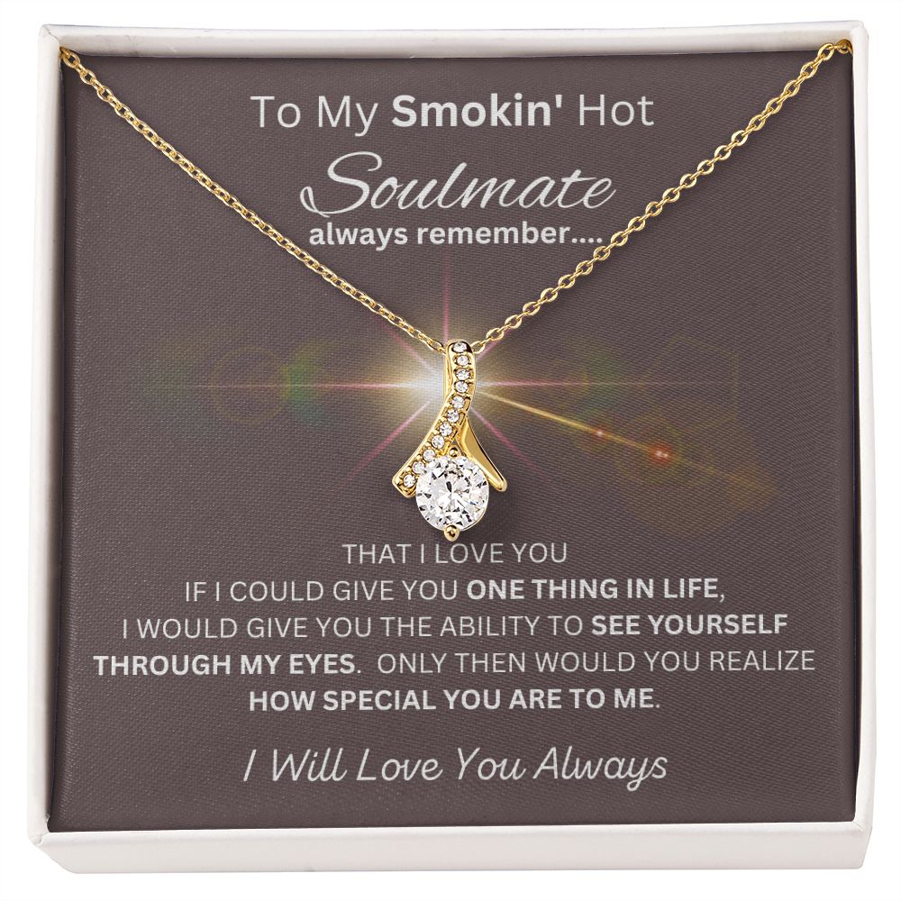Mother's Day Gift, Wife Gift,  Soulmate Necklace,  Mother's Day Gift From Husband, Mother’s Day Gift From Spouse, Wife Birthday Gift, Soulmate Birthday Gift, Just Because Gift to Soulmate, Birthday Gift, Anniversary Gift