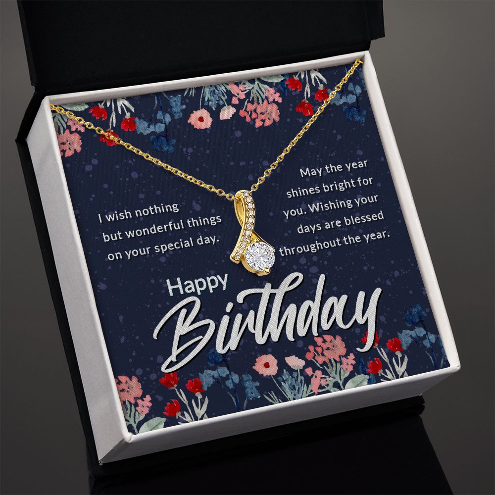 Alluring Beauty necklace (Yellow & White Gold Variants)