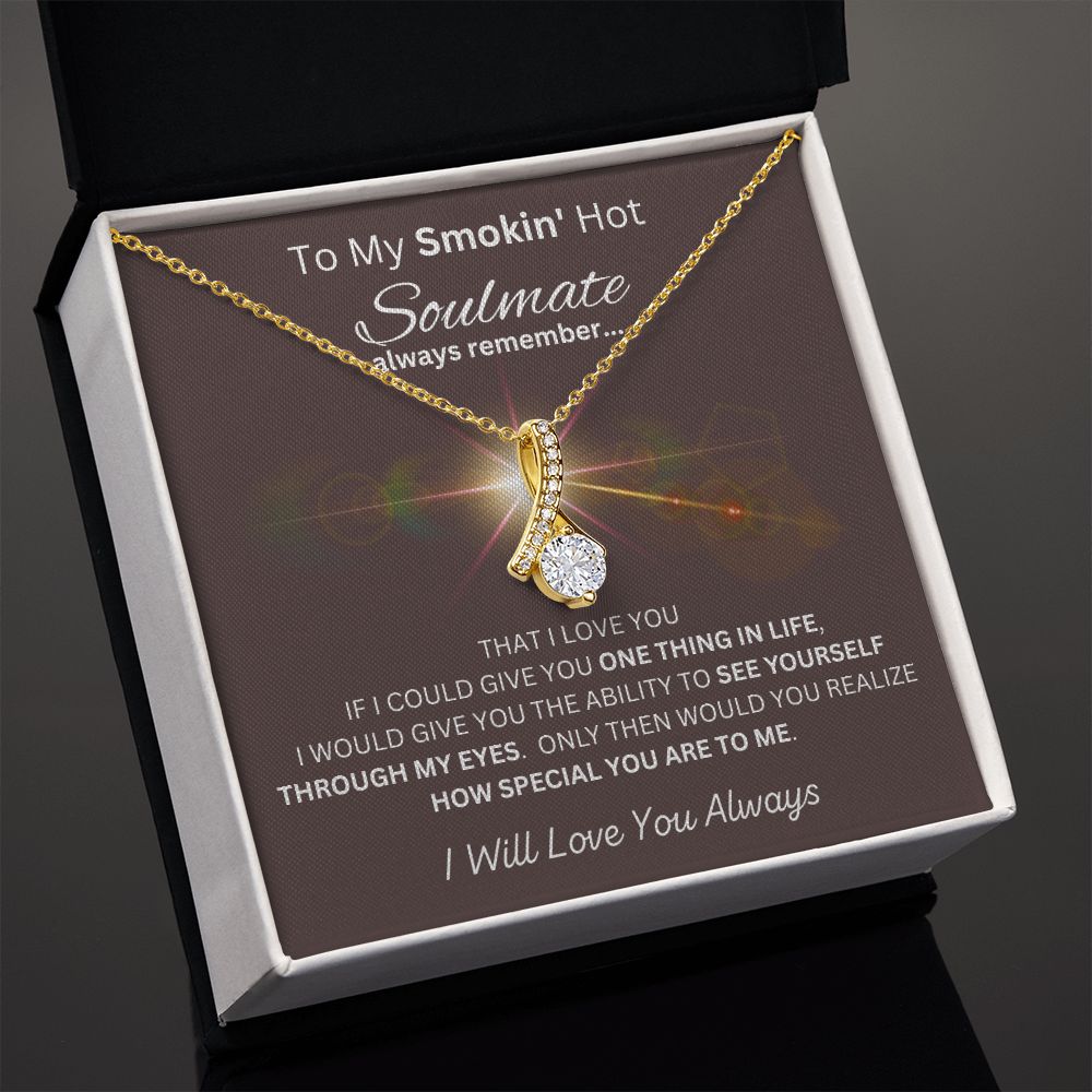 Mother's Day Gift, Wife Gift,  Soulmate Necklace,  Mother's Day Gift From Husband, Mother’s Day Gift From Spouse, Wife Birthday Gift, Soulmate Birthday Gift, Just Because Gift to Soulmate, Birthday Gift, Anniversary Gift