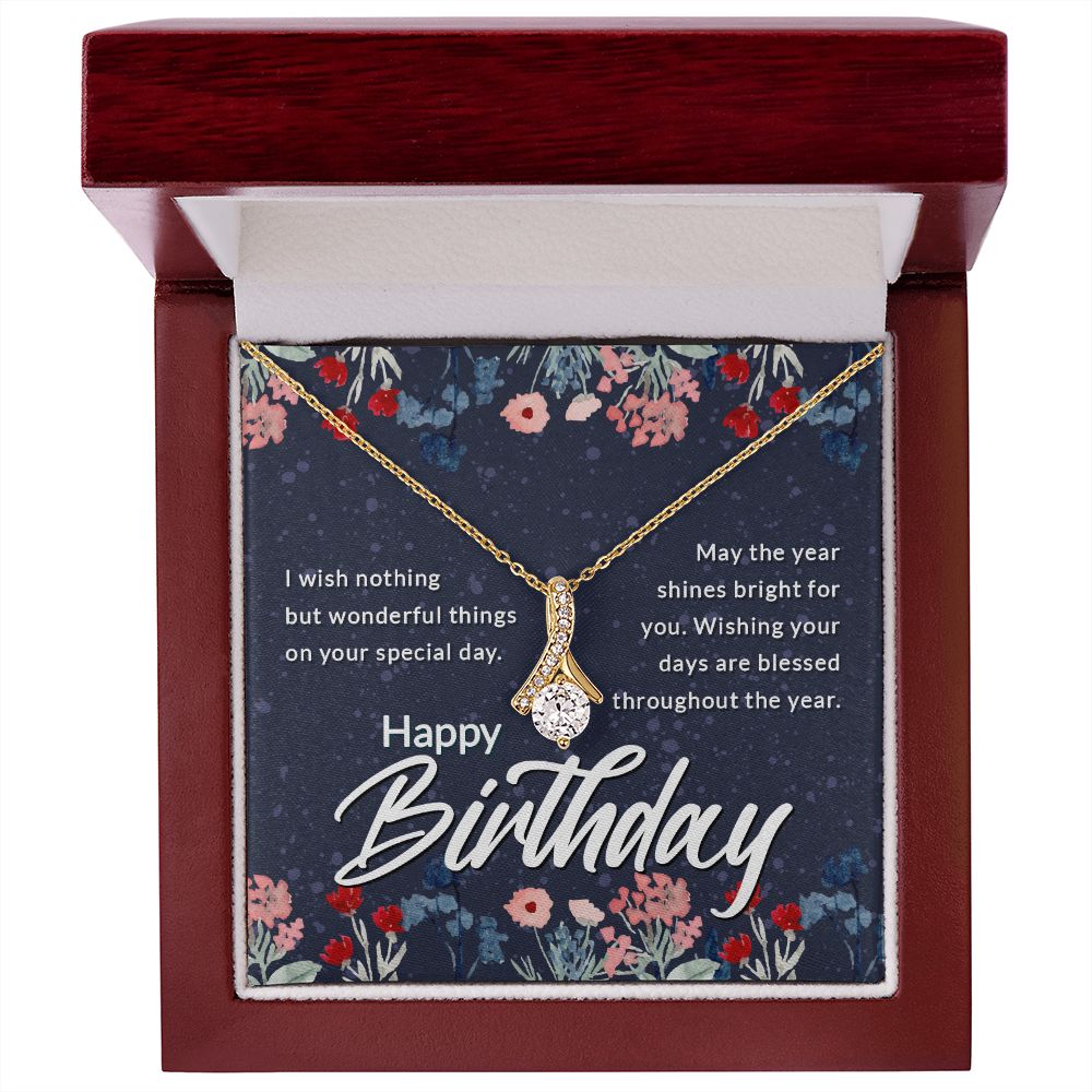 Alluring Beauty necklace (Yellow & White Gold Variants)