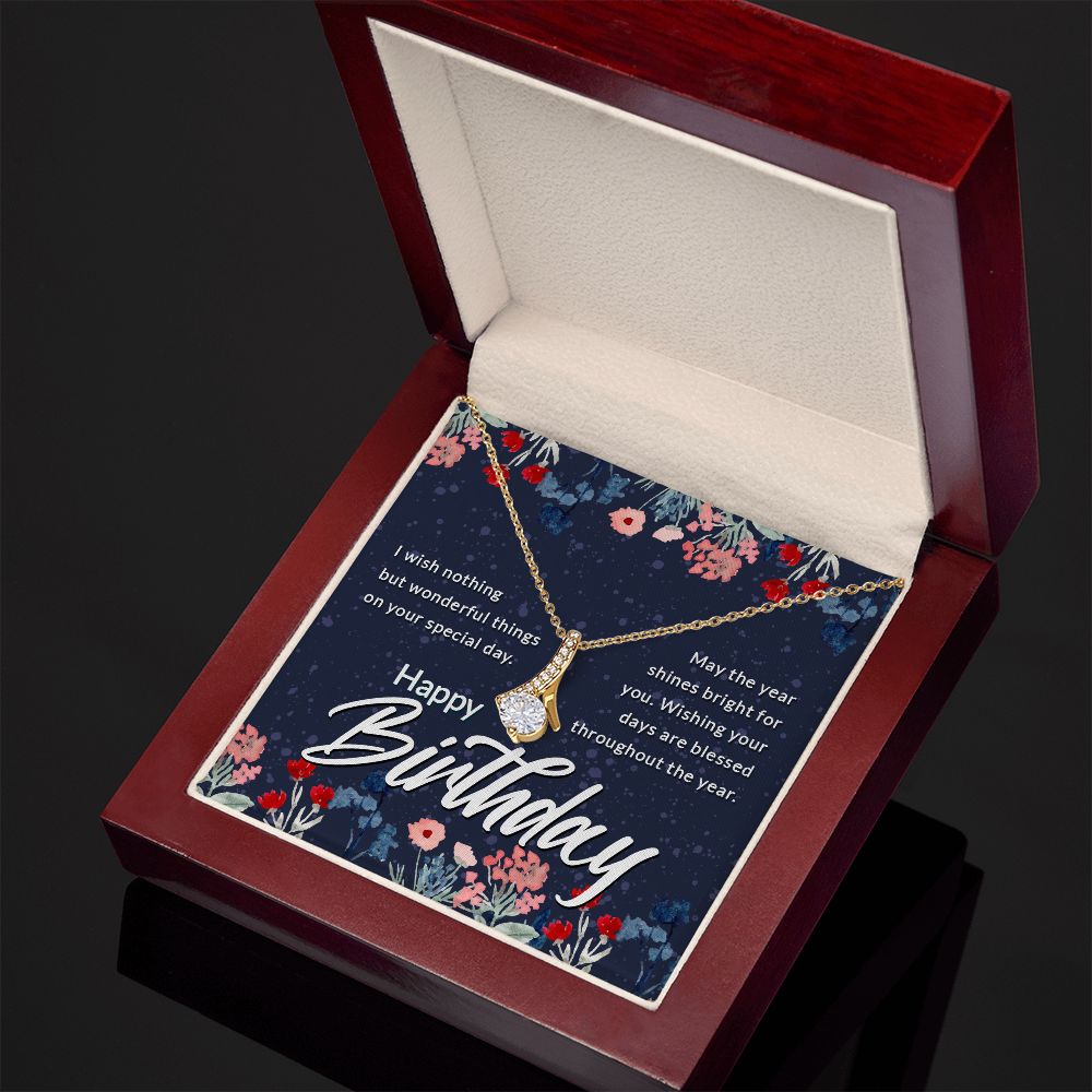 Alluring Beauty necklace (Yellow & White Gold Variants)