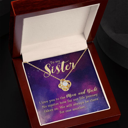 Love Knot Necklace (Yellow & White Gold Variants)
