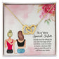 Interlocking Hearts Necklace.  Necklace for Sister, Valentine's Day, Special Occasion or Just Because