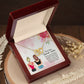Interlocking Hearts Necklace.  Necklace for Sister, Valentine's Day, Special Occasion or Just Because