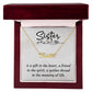 Personalized Name Necklace is the perfect gift for your sister.  Great Valentine's Day Gift, Special Occasion, or Just Because