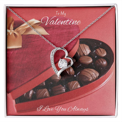 Forever Love Necklace -- To My Valentine, I Love You Always