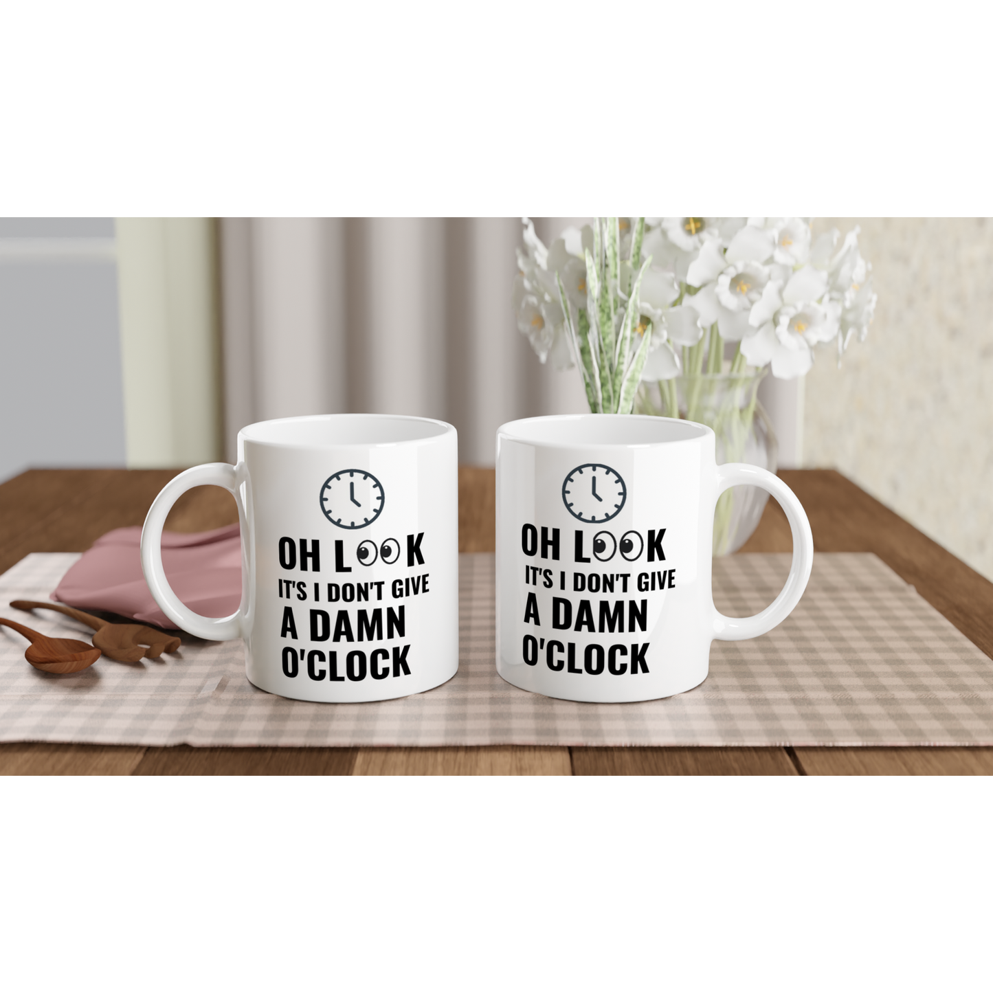 Oh Look White 11oz Ceramic Mug