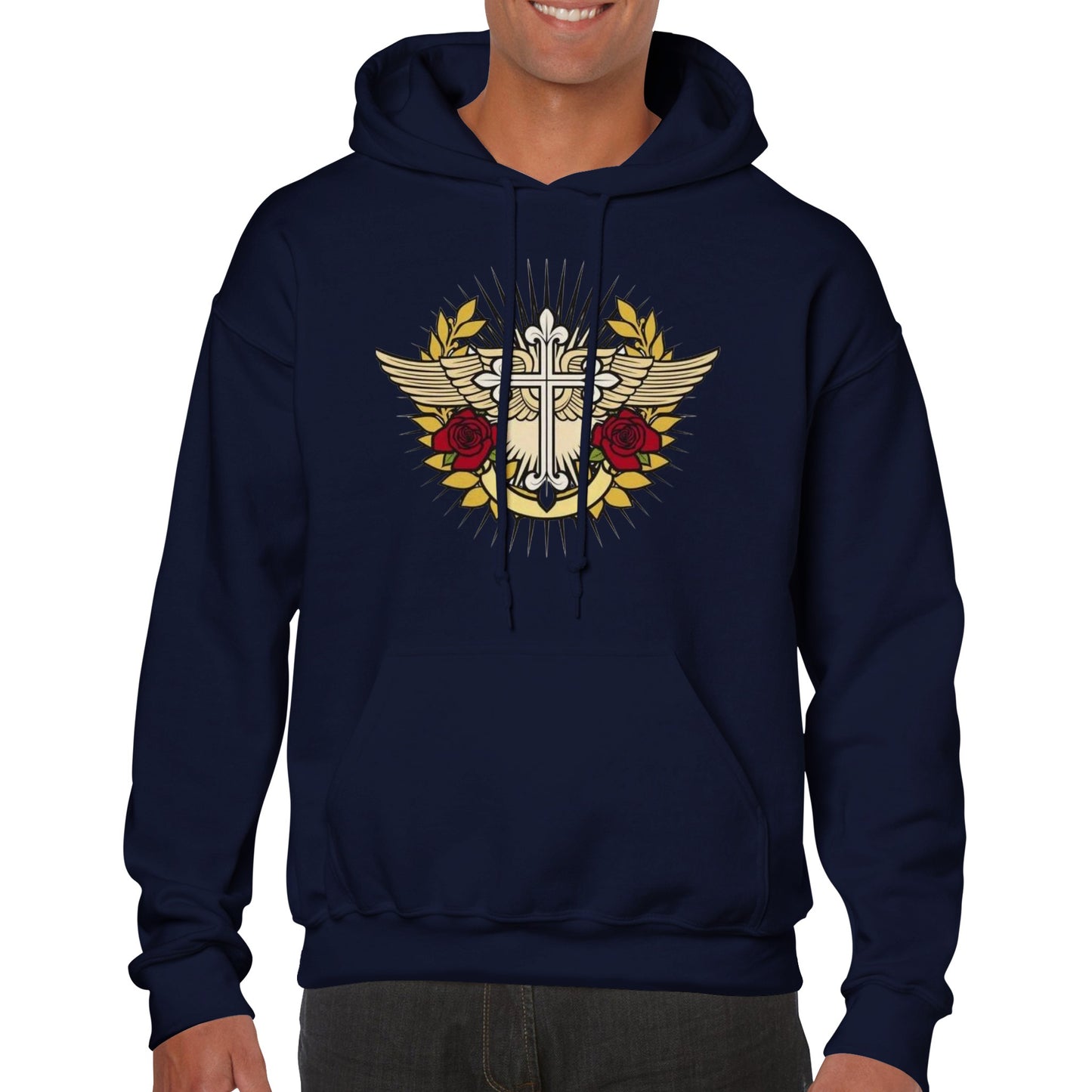 The Cross. Classic Unisex Pullover Hoodie